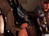 Big boobs Overwatch heroes get pussy drilled compilation