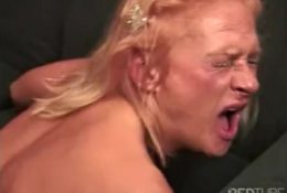 Blond granny in need of cock