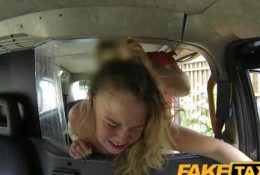 FakeTaxi Horny Young teen takes on old cock