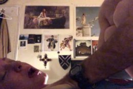 “IT HURTS! IT’S TOO DEEP!” Little Bunny gets choked and fucked on New Years