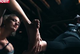 LETSDOEIT – Intense BDSM & Foot Fetish Torture With Lesdom Lullu Gun