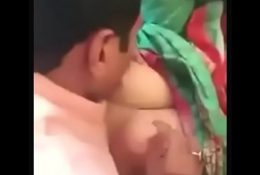 Punjabi Couple Romantic Husband Sucking Big Wife Boobs Hot