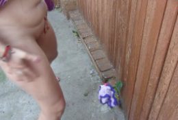 Russian Girl Pissing standing on her panties;)