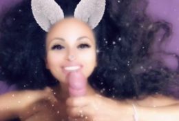 SENSUAL AMATEUR BLOWJOB from CUTE BUNNY GIRL on SNAPCHAT
