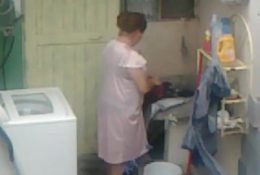 Spying Aunty Ass Washing … Big Butt Chubby Plumper Mom