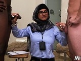 Appealing booty Mia Khalifa gets rudely fucked