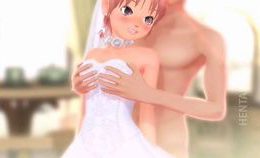 Hot 3d Anime Bride Gets Facialized