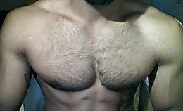 Hot Turkish Muscled Jerking Live!