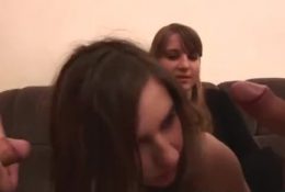 Russian students having an orgy