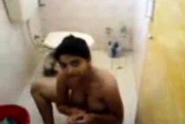 Smart Indian Aunty’s Nude Bath , Blowjob to hubby’s Cock