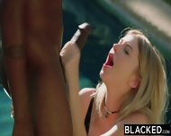BLACKED.com Blonde Gets First BBC From Brothers Friend