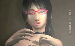 Sexy 3d Anime Cutie Gets Glasses Cummed