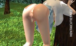 Sexy 3d Anime Cutie Gets Nailed Outside