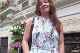 GERMAN SCOUT – 18 Jahre junge Renata ANAL gefickt bei Strassen Casting