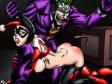 Joker and Harley Quinn hentai parody