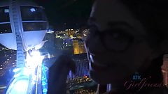 Penny’s mouth receives your cum several times in Vegas