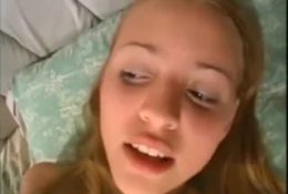 Amateur Teen First Porn: Girl Struggles With Rough Big Cocks & Surprise DP