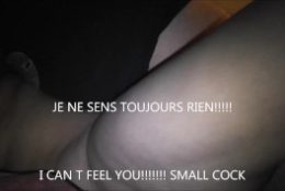 SMALL PENIS HUMILIATION WIFE BORED CAN T FEEL SMALL COCK GF PREFERS LOVER COCK HIS COCK IS TOO SMALL HUMILIATION PETITE BITE CAPOTES CONDOMS
