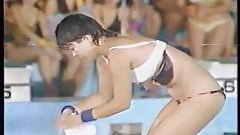 Vintage Japanese Swimming Match Kaze Kaoru and Morita Nikki
