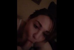 Step daughter let’s step dad cum in her mouth then swallows