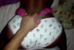 Fucking Girlfriend little ebony sister while she and her mom out shopping