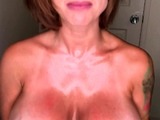 Sexy Redhead with Perfect Boobs and Nipples on Live Ca more
