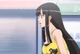 Porn Hentai dans un train avec une brunette à gros seins
