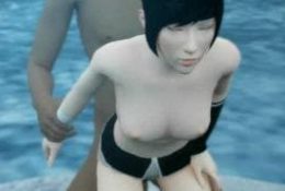 Porno Hentai 3D interracial, une asiate se fait ken par un black